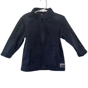 Baby Gap Navy Blue Fleece Winter Zip up Jacket  Sweatshirt Size 3